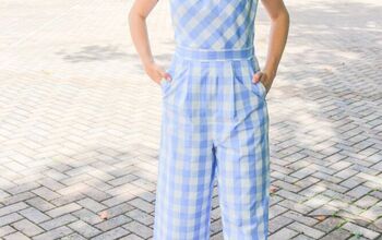 Gingham Jumpsuit From J.Crew