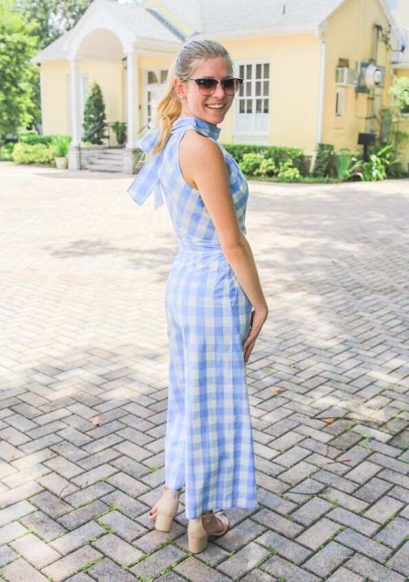 gingham jumpsuit from j crew
