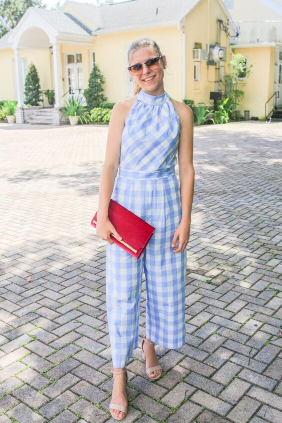 gingham jumpsuit from j crew