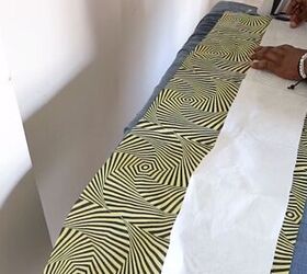 want to beat the heat make this colorful ankara fabric fan, Handmade fabric fan tutorial