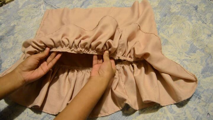 try this diy easy ruffle skirt tutorial to make a flouncy summer skirt, DIY ruffle skirt