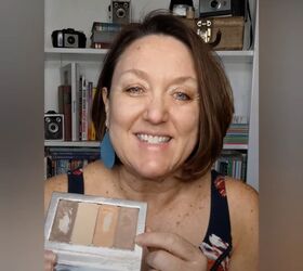 how to cover up sun spots with makeup tutorial for mature skin, How to cover up sun spots with makeup using contour