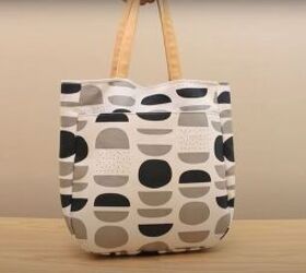 easy tutorial on how to sew a tote bag with flat bottom, How to sew a tote bag with flat bottom