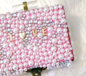 how to make a beaded clutch from a box