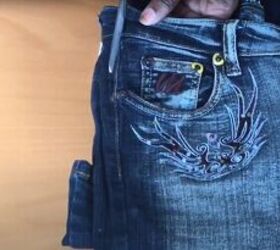 this 2 diy maternity jeans hack was inspired by khloe kardashian, Maternity jeans hack