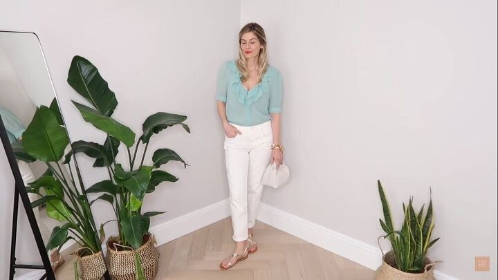 how to wear white jeans 10 simple elegant outfits for summer, What to wear with white jeans