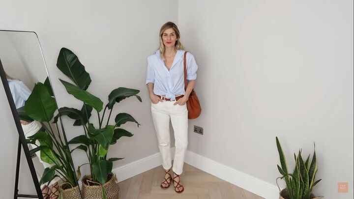 how to wear white jeans 10 simple elegant outfits for summer, How to style white jeans for everyday wear