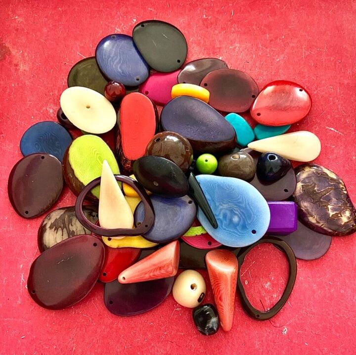 how to make your own eco friendly nut key ring, Tagua nuts