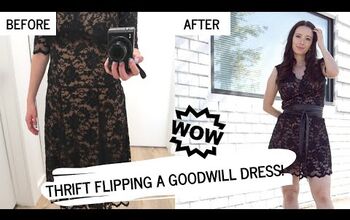 This Fun Thrift Flip Dress Went From Old Lace to DIY LBD