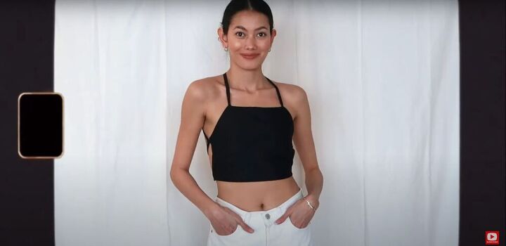 how to make a diy backless halter top for hot summer nights, DIY backless halter top