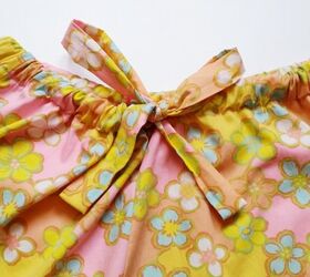 vintage dress to shortie set refashion tutorial