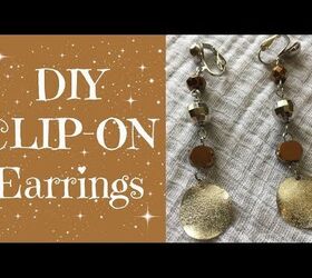 How to Make Cute Clip-On Earrings & Easily Convert Earrings to Clip-On