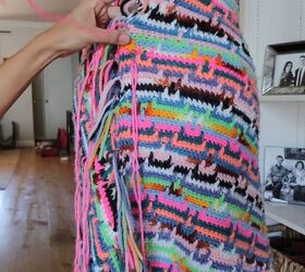 This Astonishing DIY Crochet Dress Was Actually Made From Old Blankets ...