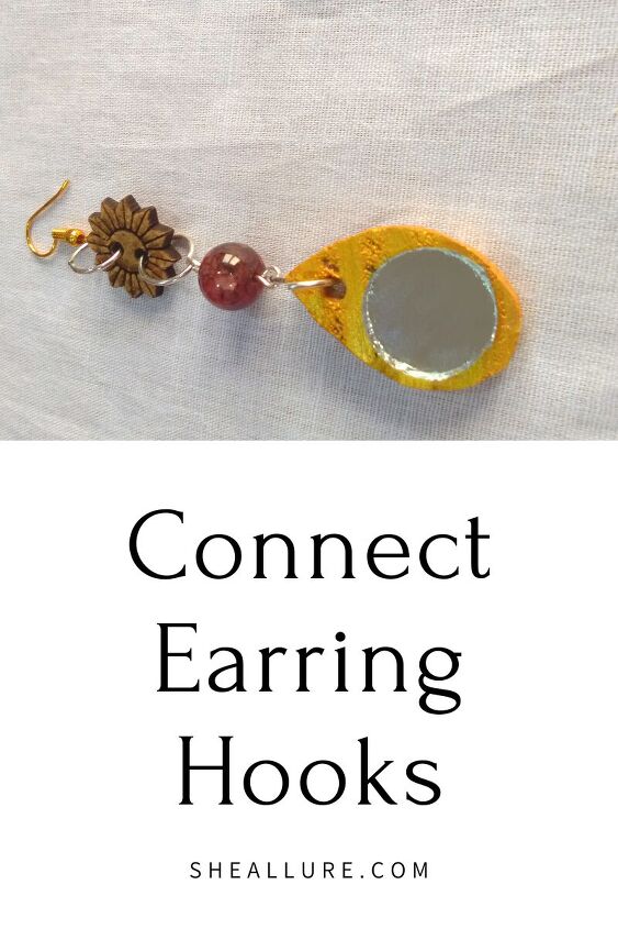 how to make gorgeous button earrings in two unique ways