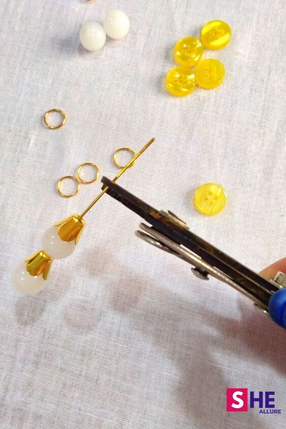 how to make gorgeous button earrings in two unique ways