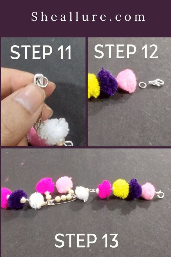 make an easy affordable safety pin bracelet for yourself