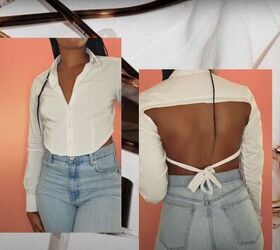 This DIY Button-Up Crop Top is Super Sexy & Really Easy to Make