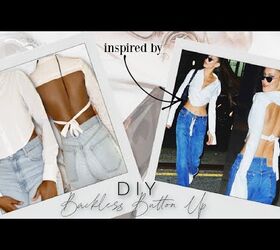 This DIY Button-Up Crop Top is Super Sexy & Really Easy to Make | Upstyle