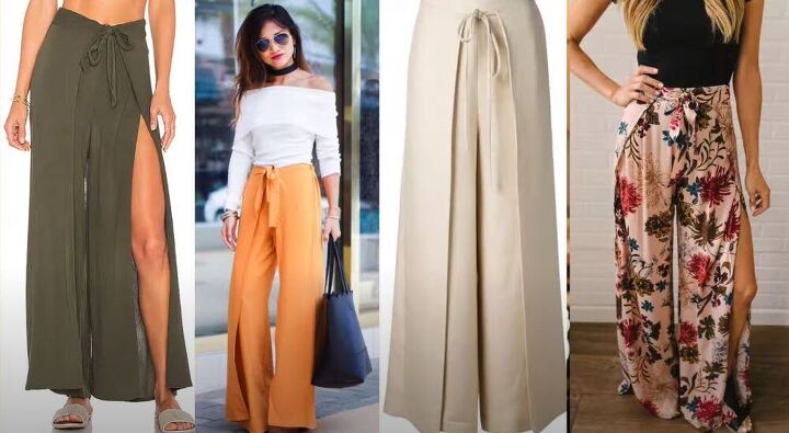 these stunning diy wrap pants look so chic in the summer, Chic summer wrap pants