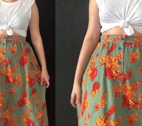 how to make a two piece set from a dress fun thrift flip tutorial, DIY two piece set