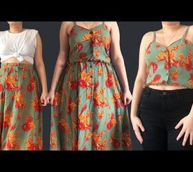 How to Make a Two-Piece Set From a Dress: Fun Thrift-Flip Tutorial