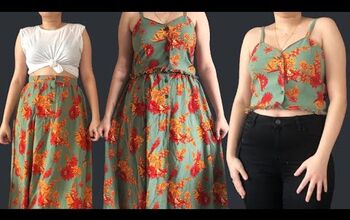 How to Make a Two-Piece Set From a Dress: Fun Thrift-Flip Tutorial