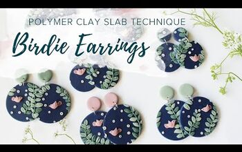 Make Some Pretty Bird Earrings With This Polymer Clay Slab Tutorial