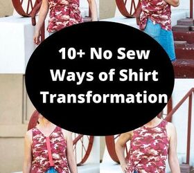 10 no sew ways of shirt transformation