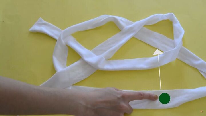 how to make a headband 3 cool ways to make a fabric headband, How to do a Celtic knot
