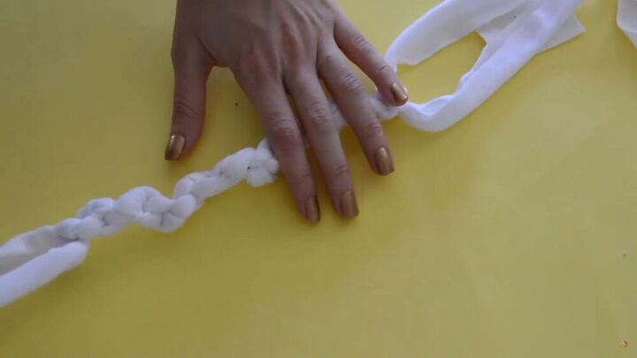 how to make a headband 3 cool ways to make a fabric headband, Knotted braid