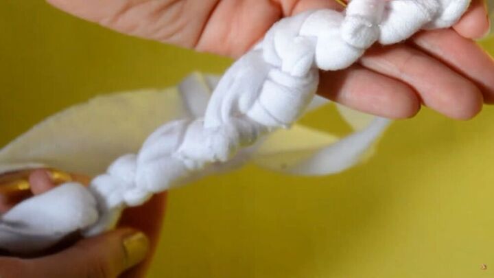 how to make a headband 3 cool ways to make a fabric headband, Making a knotted headband