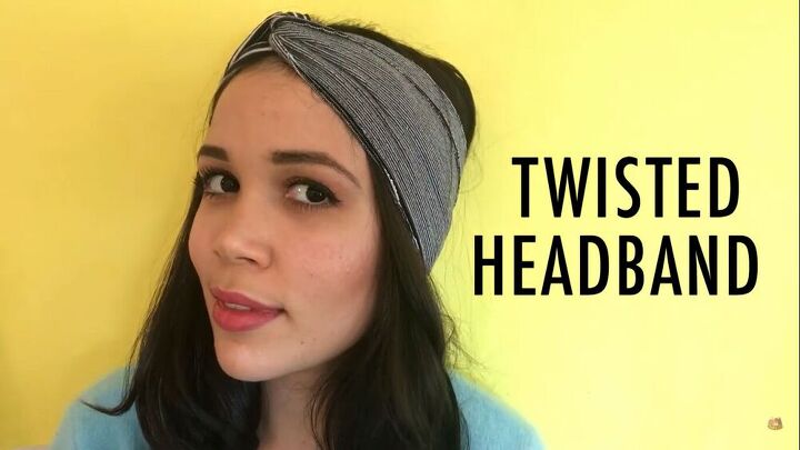 how to make a headband 3 cool ways to make a fabric headband, DIY twisted headband