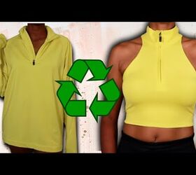 How to Easily Make a DIY Gym Tank Top Out Of Old Workout Clothes