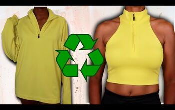 How to Easily Make a DIY Gym Tank Top Out Of Old Workout Clothes
