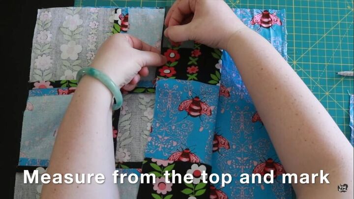 how to sew hidden pockets into absolutely anything sneaky tutorial, Pinning the pocket placement