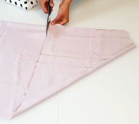 how to sew a maxi dress this elegant eid dress is great for beginners, Cutting the sleeve shapes