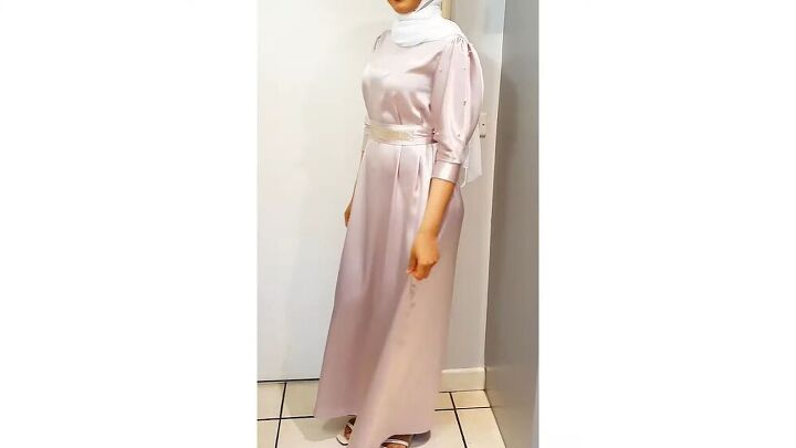 how to sew a maxi dress this elegant eid dress is great for beginners, DIY maxi dress