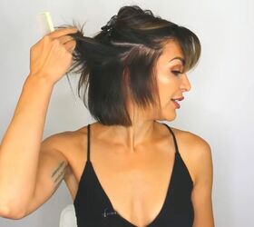 How she used tape to get her thin hair to look denser and fuller (brilliant hack!)