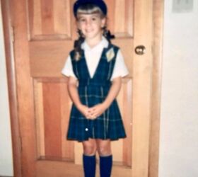 stylish monday link up party, A First Day of School Picture probably around second or third grade Even though we were uniforms I was always excited to get my new school shoes
