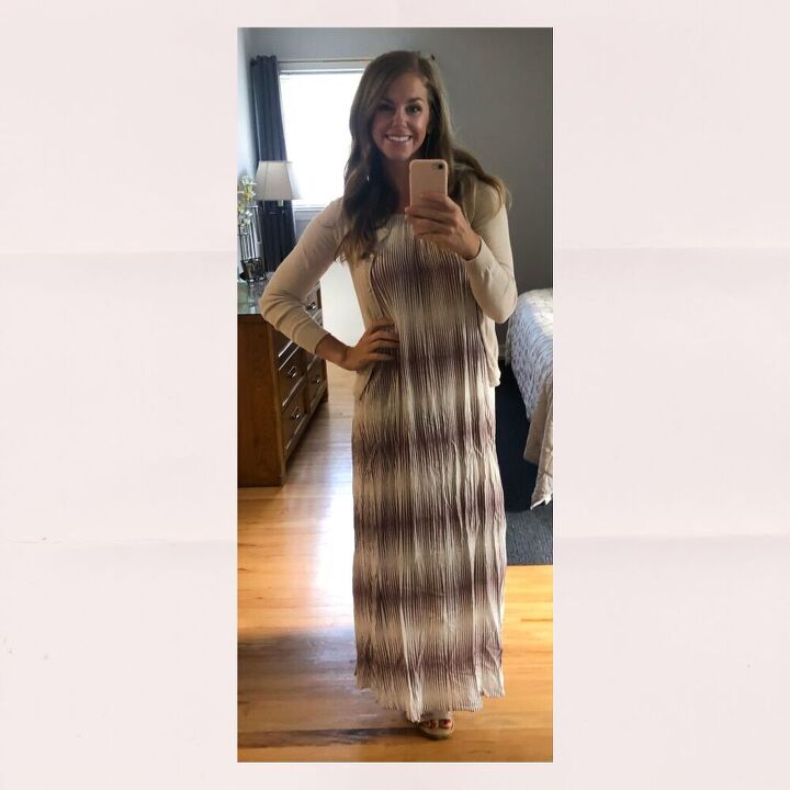 a summer maxi dress you can wear into fall