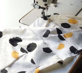 thrift flip ideas old dress transformed into a new dress cute top, Sewing darts on the bodice