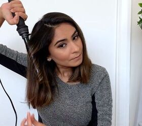 5 cute curly long bob hairstyles that are super easy to do, How to curl hair with a curling wand