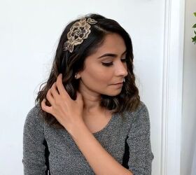5 cute curly long bob hairstyles that are super easy to do, Curly long bob hairstyle with headband