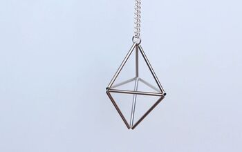 This DIY Geometric Necklace is Cool, Simple & So Easy to Make