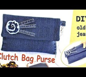 Got an Old Pair of Jeans? Turn Them Into a Cute DIY Denim Clutch