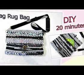 How to Make a Laptop Bag Out Of An Old Rag Rug - Super Easy Tutorial