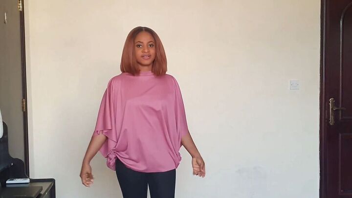 the easiest diy top ever no sew multi way top takes 5mins to make, DIY tied sides top