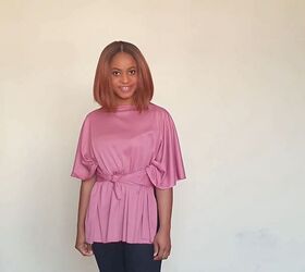 the easiest diy top ever no sew multi way top takes 5mins to make, DIY tie front top