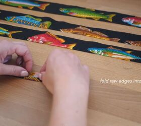 3 easy tutorials on upcycling clothes how to make diy keepsakes, Folding the straps lengthwise