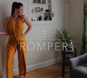 1 garment 5 different ways diy multiway dress pants skirt romper, DIY romper